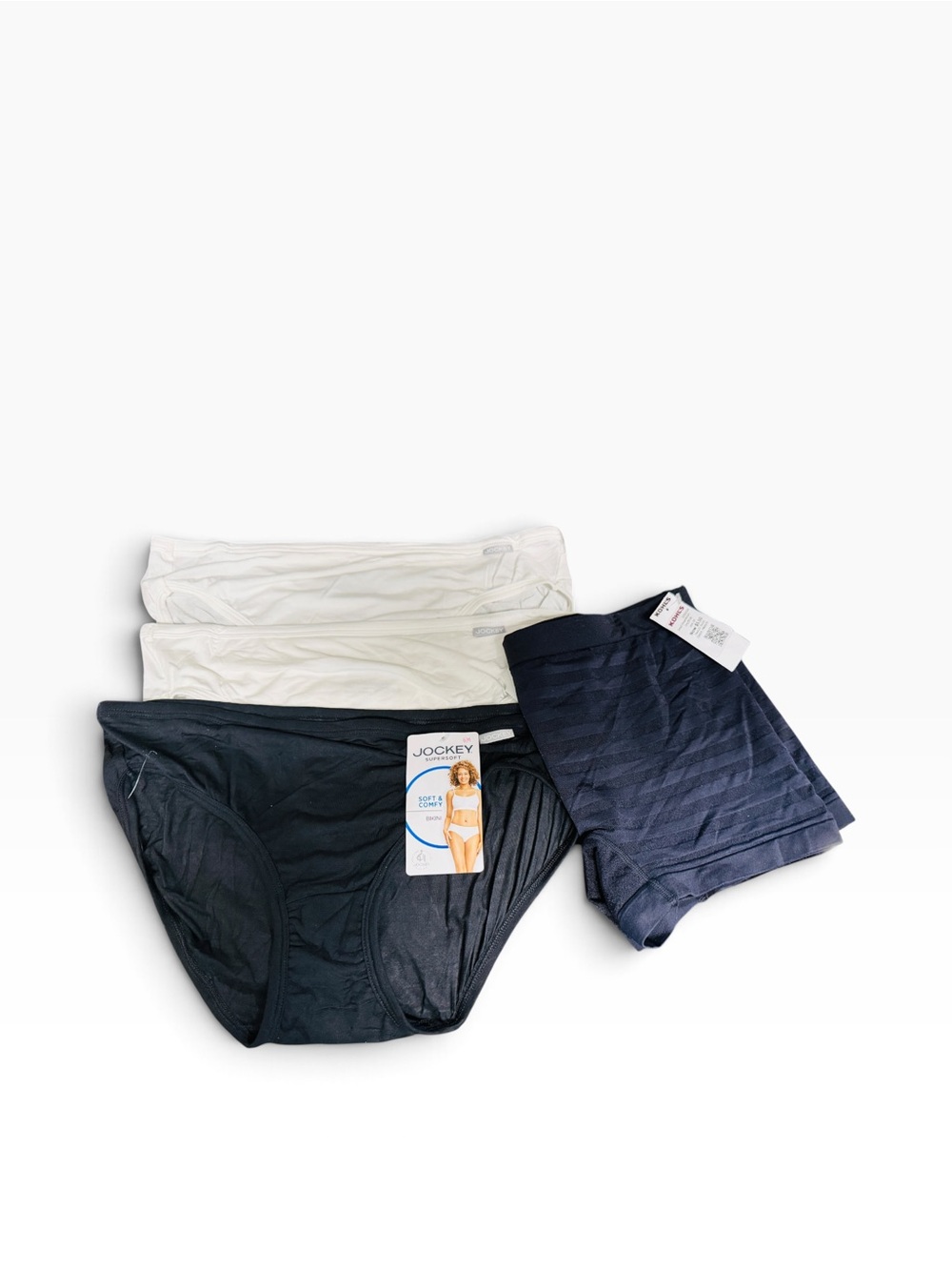 Jockey Women’s Panties Mixed Lot 4 Pair Size 6 M Bikini Brief Boyshort
